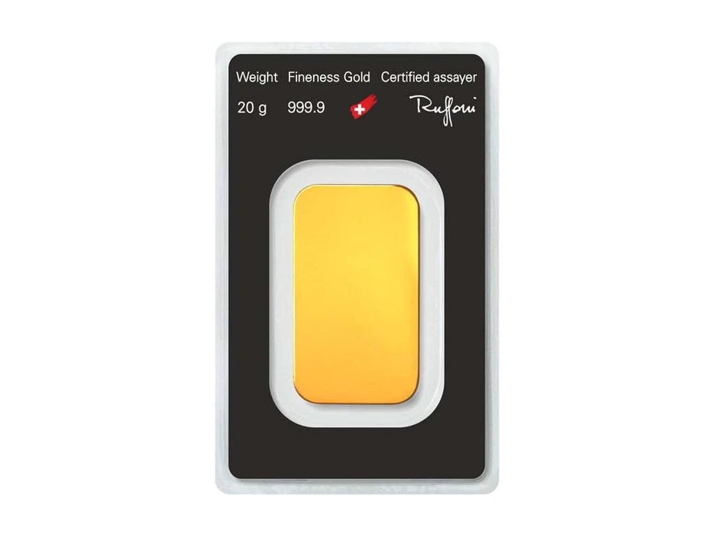 Zlatá tehlička 20g Argor-Heraeus