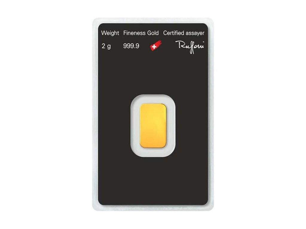 Zlatá tehlička 2g Argor-Heraeus