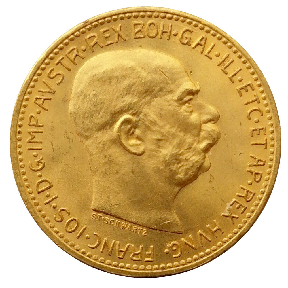 20 koruna František Jozef I 1915 (novorazba)