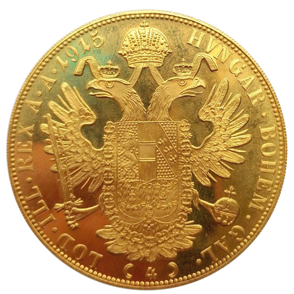 4 Dukát František Jozef I 1915 (novorazba)